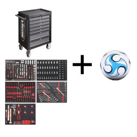 Werkstattwagen 344-teilig + Fußball