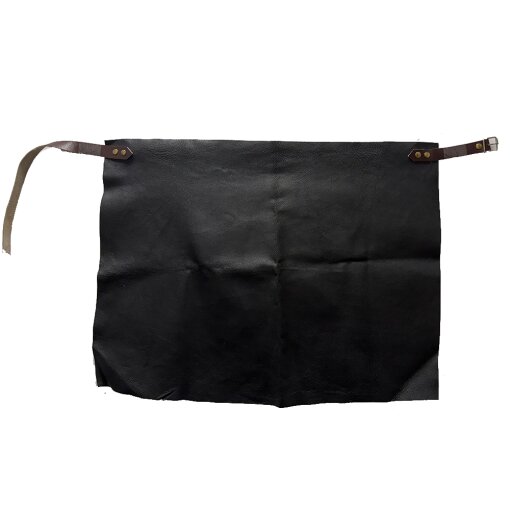 Lederschurz, Lederhüftschürze 55 x 75 cm schwarz