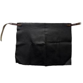 Lederschurz, Lederhüftschürze 55 x 75 cm schwarz