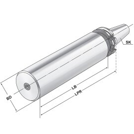 Bohrstangenrohling DIN 69871 A