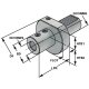 Bohrerhalter für Wendeplattenbohrer VDI 40 E1 DIN 69880