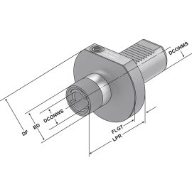 Gewindeschneid-Schnellwechselfutter 30 DIN 69880 - VDI...