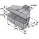 Radial-Werkzeughalter - Form B7 Überkopf rechts lang B7 - 40 x 25 - 44 DIN 69880 - VDI