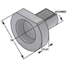 Schutzstopfen aus Kunststoff - Form Z2 DIN 69880 - VDI