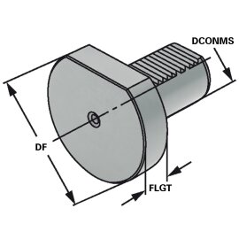 Schutzstopfen aus Stahl - Form Z2 DIN 69880 - VDI