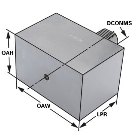 Werkzeughalter Rohling - Form A1 - rechteckig A1 DIN 69880 - VDI