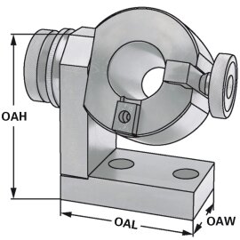 Universal-Montageblöcke SK aus Stahl schwenkbar