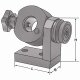Universal-Montageblock VDI aus Stahl schwenkbar