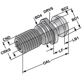 Anzugsbolzen ISO 7388