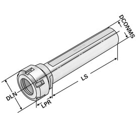 Spannfutter Zylinderschaft ER