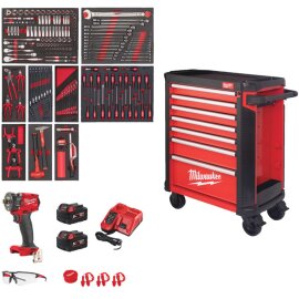 Werkstattwagen Premium Version mit Bestückung rot...