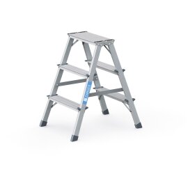 Stufenstehleiter Scana B, beidseitig begehbar Zarges