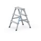 Stufenstehleiter Scana B, beidseitig begehbar Zarges