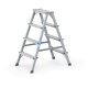 Stufenstehleiter Scana B, beidseitig begehbar Zarges