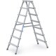 Stufenstehleiter Scana B, beidseitig begehbar Zarges