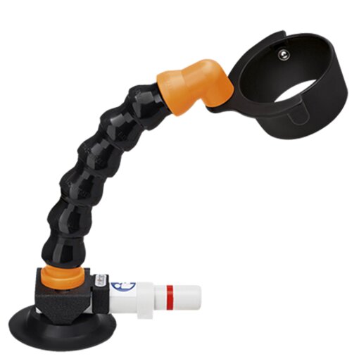 Flexibler Heißluftständer mit Vakuumfuß