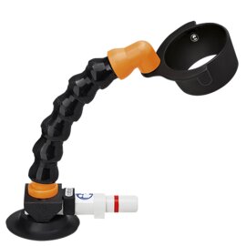 Flexibler Heißluftständer mit Vakuumfuß