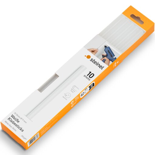 Klebesticks Ø 11 mm weiß 10 Stück (250 g)