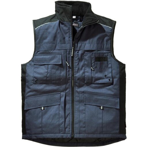 Weste Komet navy/schwarz