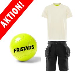 Funktions-T-Shirt 7555 Creme + Handwerker-Shorts 2831 +...
