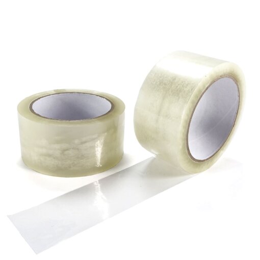 1 Rolle Klebeband - BOPP 50 mm x 66 m, leise abrollend Transparent