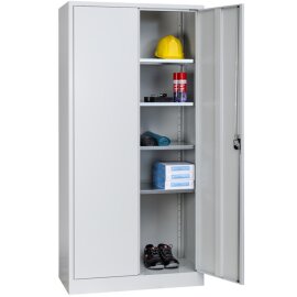 Flügeltürenschrank RAL 7035 - Lichtgrau 1950 x...