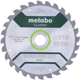 Kreissägeblatt ordless cut wood Metabo