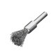 Pinselbürste mit Schaft Ø 6 mm, STA 0,30mm gewellt